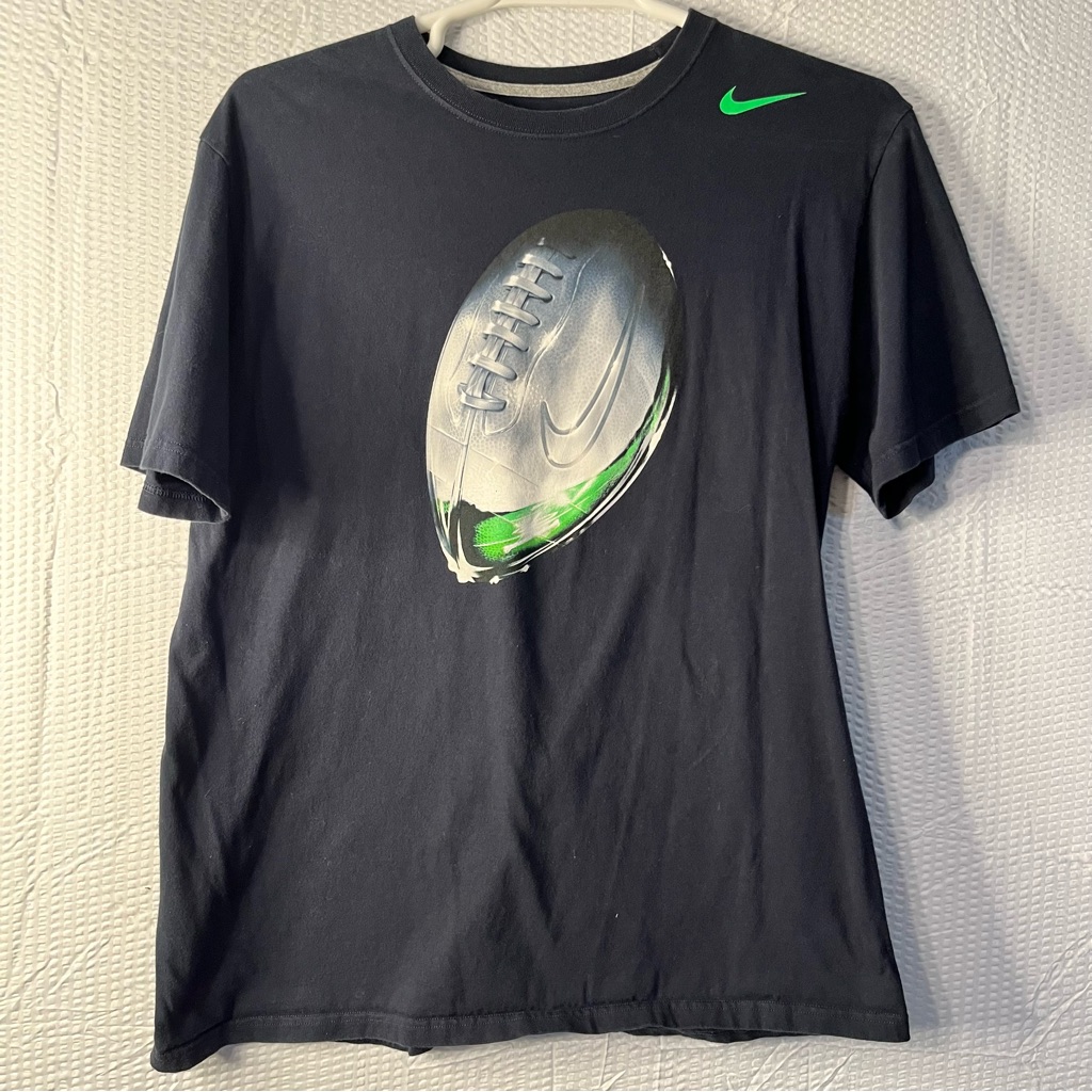 Nike Navy Blue Tshirt With Graphics Size Xl